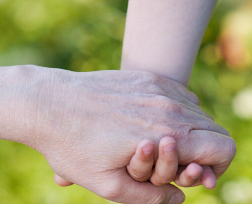 hold hands together in peace 